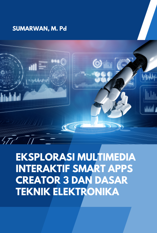 Blue Modern Artificial Intelligence Technology Ebook Cover (15.5 x 23 cm)