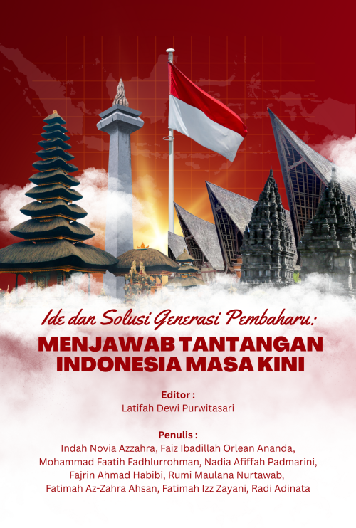 Merah & Putih Minimalis Ucapan Selamat Hari Indonesia Merdeka Kiriman Instagram (15.5 x 23 cm)